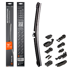 Ramkasiz old oynani artish pichog'i PRO 400 mm (16