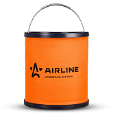 Yig‘ilib-ochiladigan chelak, to‘q sariq (11 L) (AB-O-02)