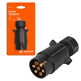 12V tirkamali vilka, 7 kontaktli, plastik (ATE-01)