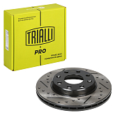 Tormoz diski Chevrolet Spark/Nexia SOHC old qismi d=236 (teshiklit/rizali/bo‘yalgan) (DF 1749s) PRO