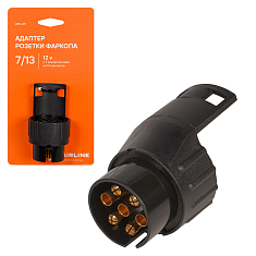 7 kontaktli dan 13 kontaktligacha bo‘lgan 12V trosli rozetka adapteri EURO (ATE-09)
