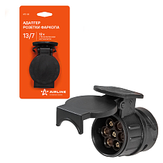 13 pinli EURO dan 7 pinli gacha bo‘lgan 12V trosli rozetka adapteri (ATE-08)