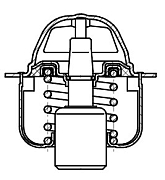 Termostat Damas 0.8i uchun (92°C) (termoelektrik) (LT 0508)