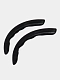 Rul yon qopqoqlari, universal, 2 ta to‘plam, zamsh/plastik, qora (ADW0001)0
