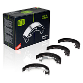 Tormoz kolodkalari Chevrolet Lacetti/Gentra/Epica baraban uchun (to‘xtash tormozi) 168x26 (GF 0545)