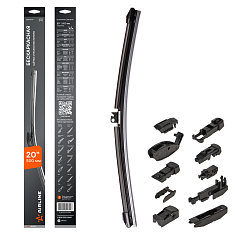 Old oynani artish pichog'i, ramkasiz PRO 500 mm (20