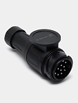 12V tirkamali vilka, 13 kontaktli EURO, plastik (ATE-03)