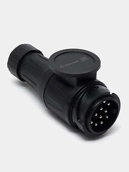 12V tirkamali vilka, 13 kontaktli EURO, plastik (ATE-03)