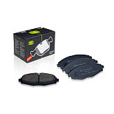 Колодки тормозные дисковые передние для автомобилей Daewoo Matiz (98-)