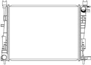 Радиатор охл. для 2180 (15-)/Renault Logan II (12-)/Duster (21-) A/C+ (паяный) (LRc 0979)