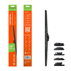 Gibrid oyna tozalagich pichog‘i 360 mm (14